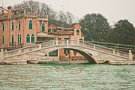 City grand canal houses photo