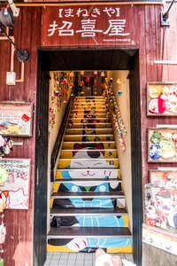 Asia travel staircase