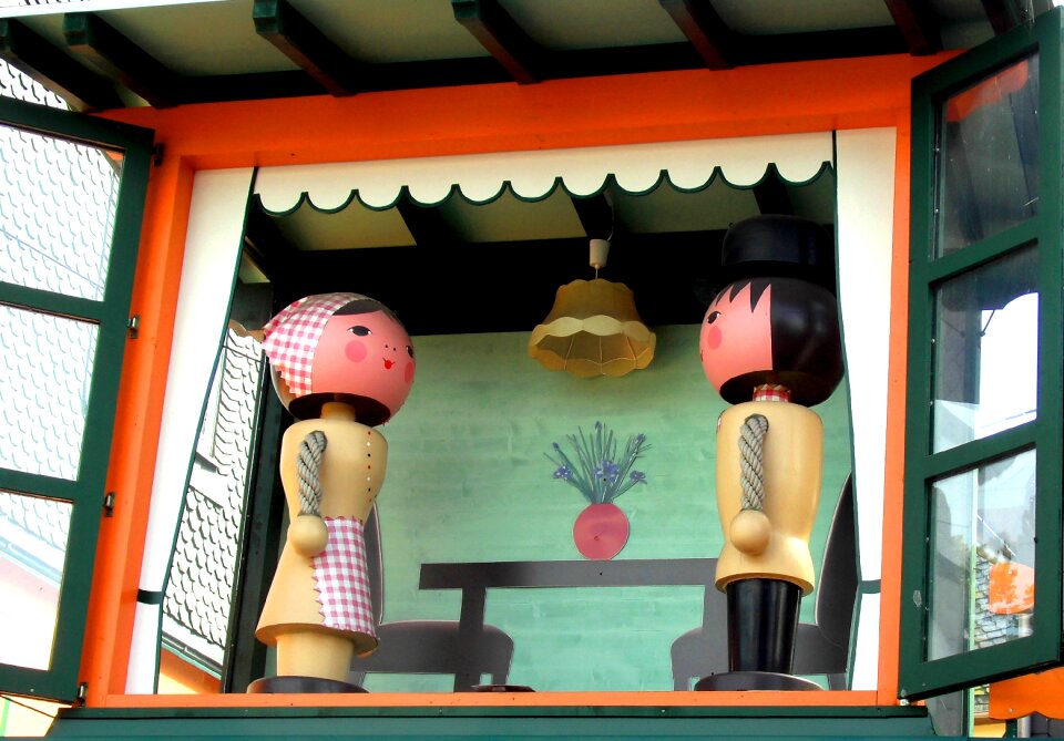 Painted folk arts crafts