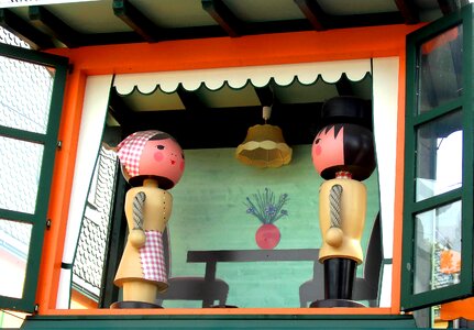 Painted folk arts crafts