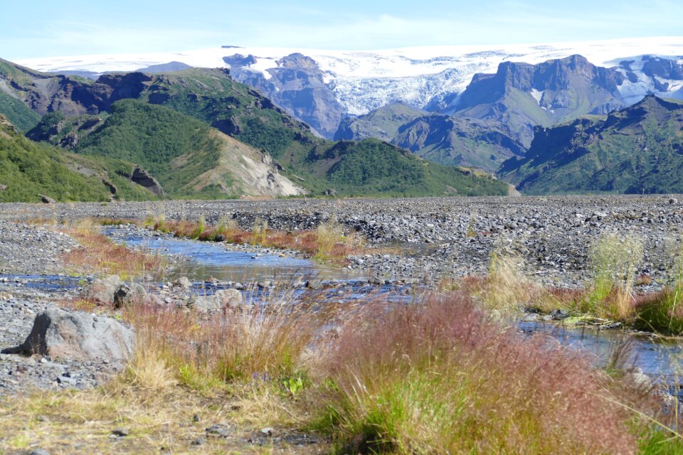 Pebble mountains nature