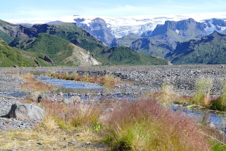 Pebble mountains nature photo