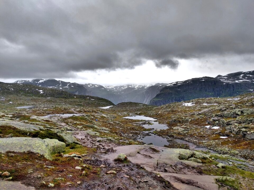 Nature landscape hike