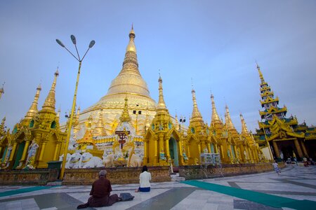 Shwedagon pagoda yangon-myanmar myanmar photo