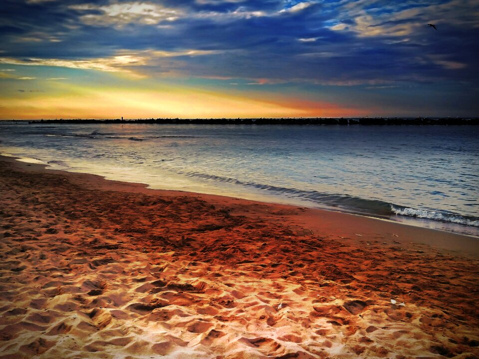 Sand sky nature