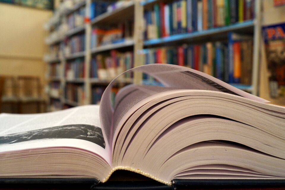 Book open book library