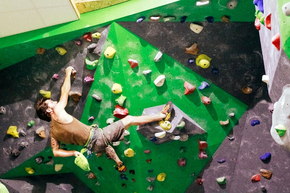 Sport block climb