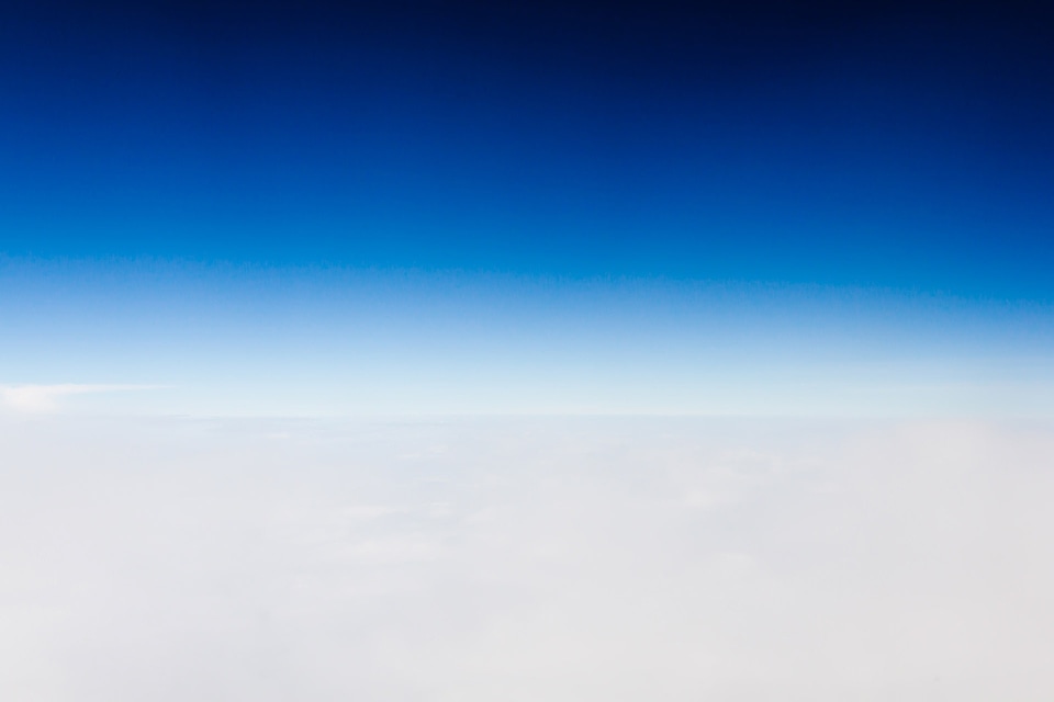 Atmosphere background blue