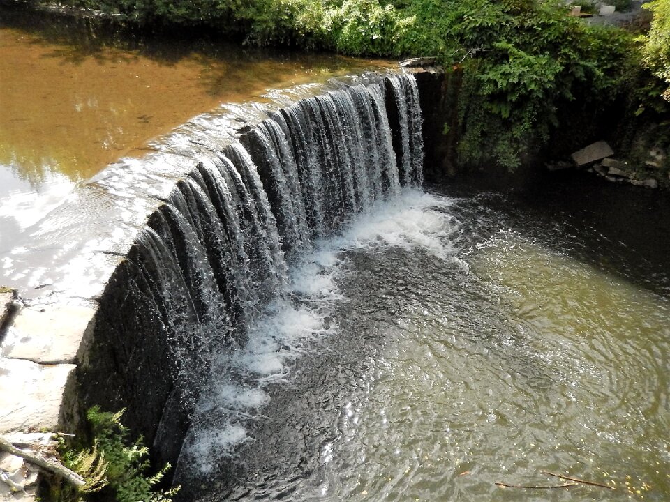 Cascade water plan garden