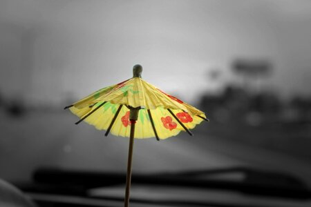 Oriental yellow decoration