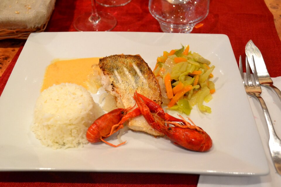Shrimp gambas plate