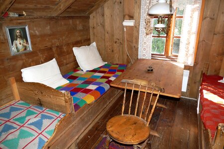Historically building hut