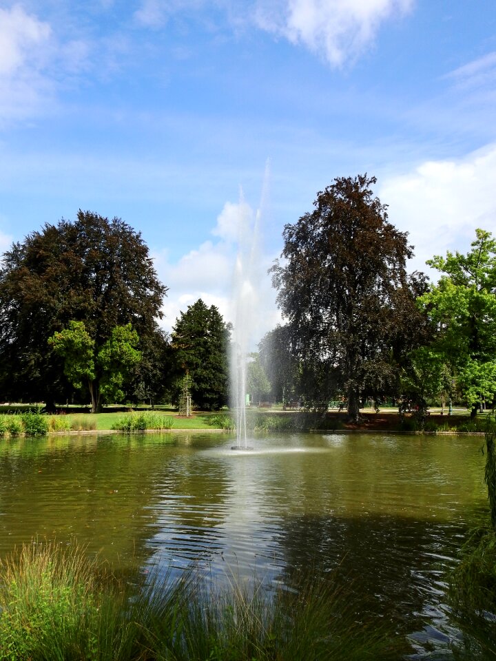Nature water feature park