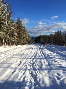 Snow way path photo