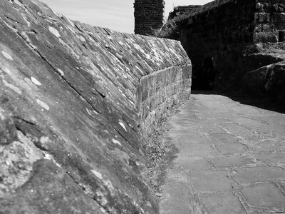 Wall knight's castle rock castle photo