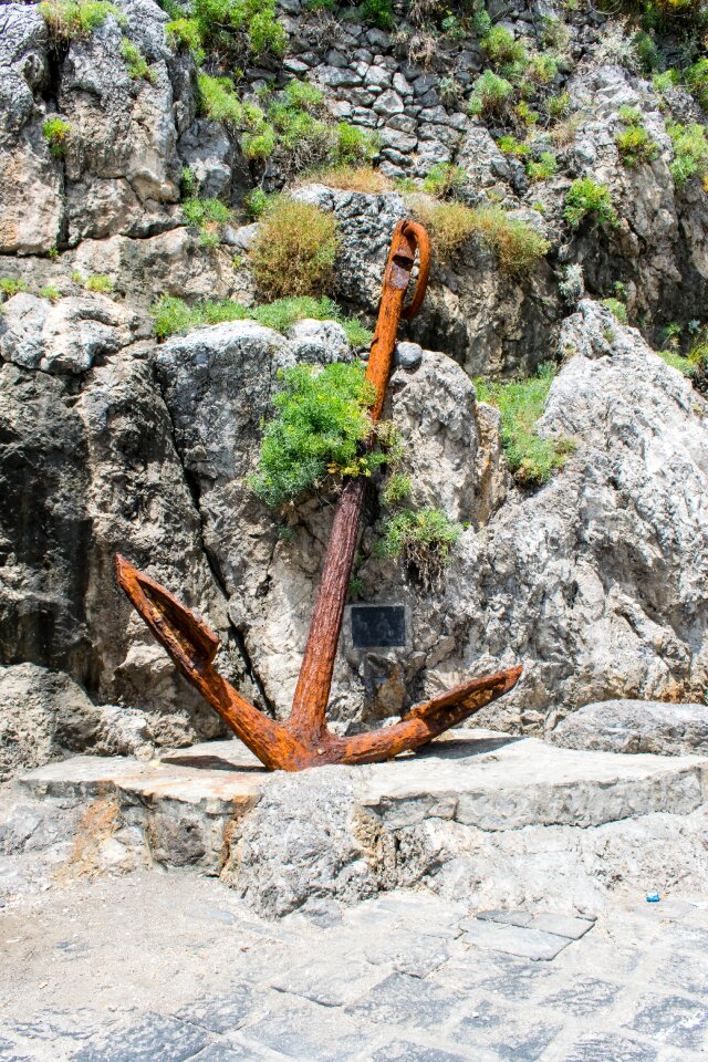 Nautical weathered metal