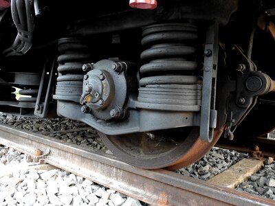 Railway rail traffic railroad track