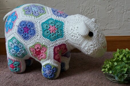 Crochet yarn handmade