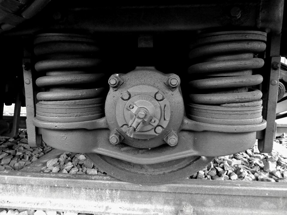 Railway rail traffic railroad track