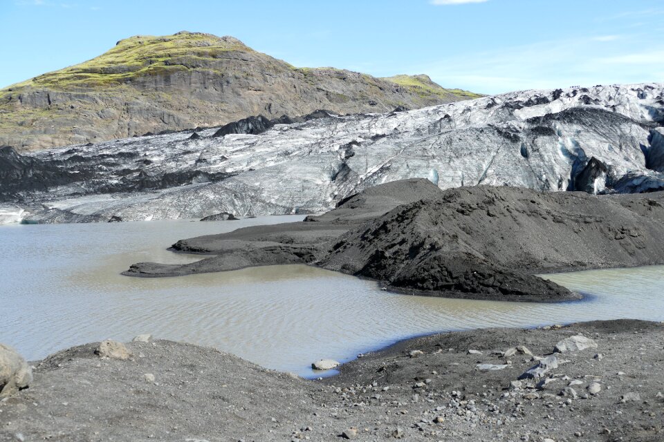 Mountains glacier ice