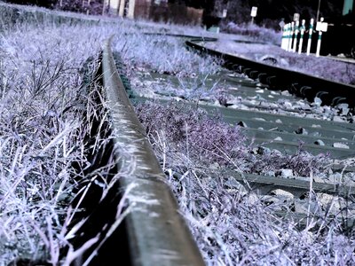 Railway rail traffic railroad track photo