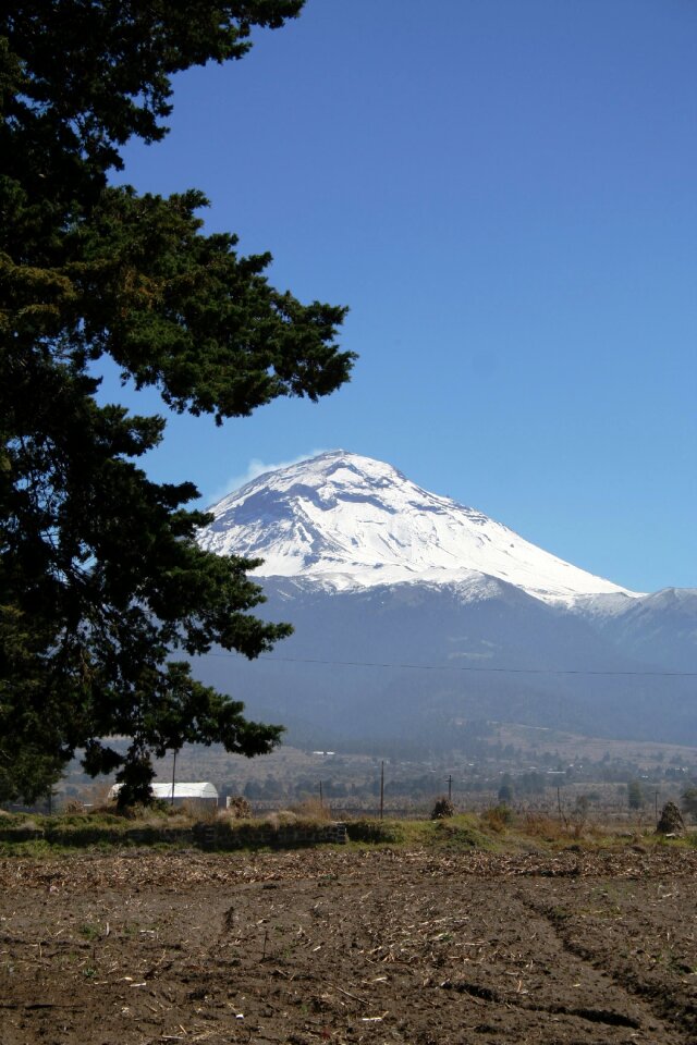 Landscape volcano mexico