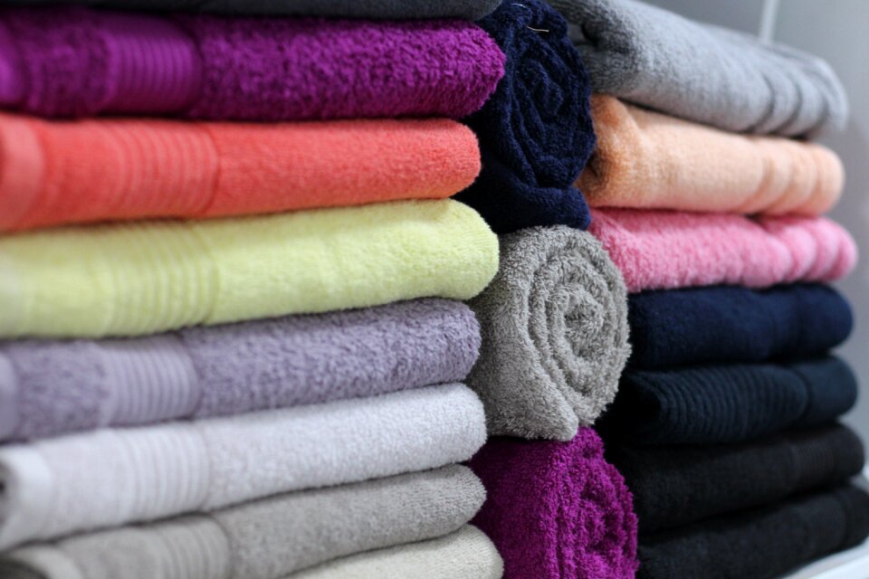 Bath linen white travel