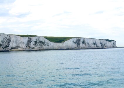 Coast sea white cliffs photo