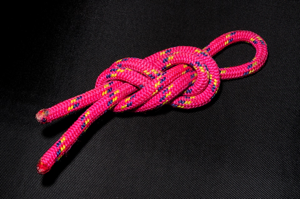 Accessory cord ropes knotted
