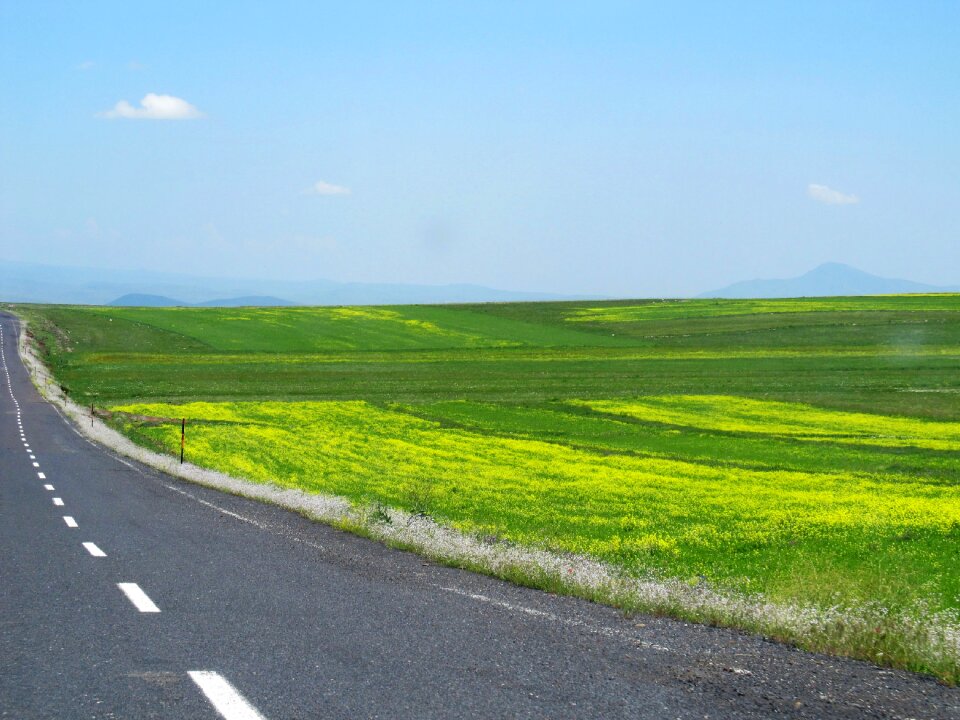 Turkey road landscape