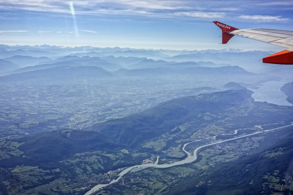Easyjet sky mountains