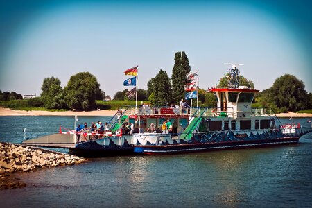 Ship boat landscape photo