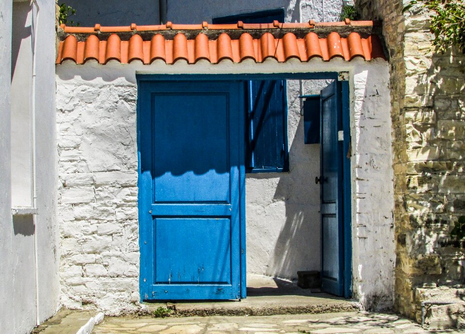 Old house entrance architecture