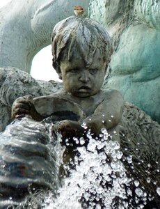 Child bird water