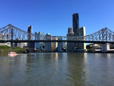 Story bridge in brisbane river brisbane