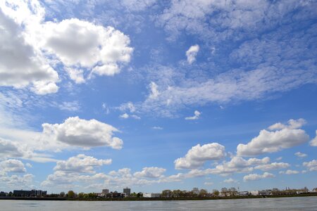 Cloudy sky city bordeaux