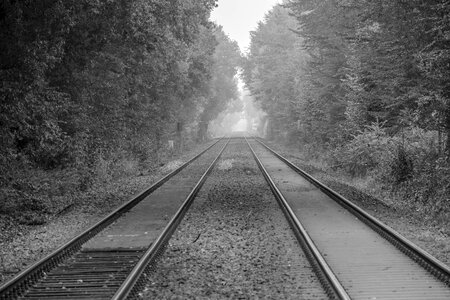 Gleise railway tracks train photo