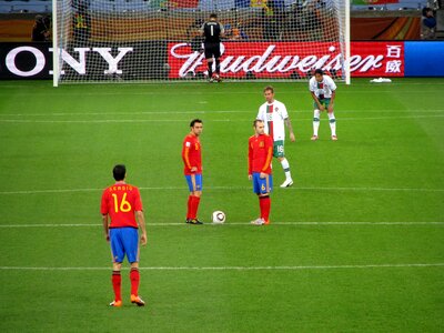 Iniesta xavi football photo