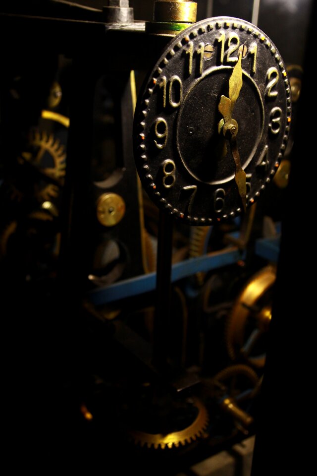 Gears nostalgia clock tower