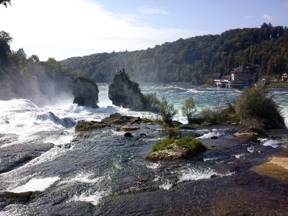 Waterfall river schaffhausen