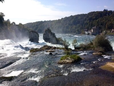 Waterfall river schaffhausen