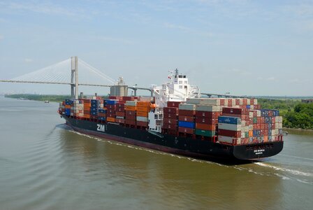 Georgia river ship