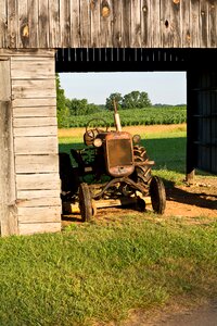 Farm tractor rust photo