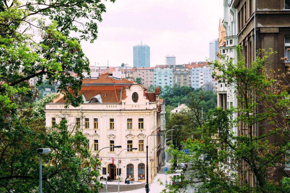 Street lamp architecture building