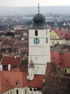 Old town council tower romania photo