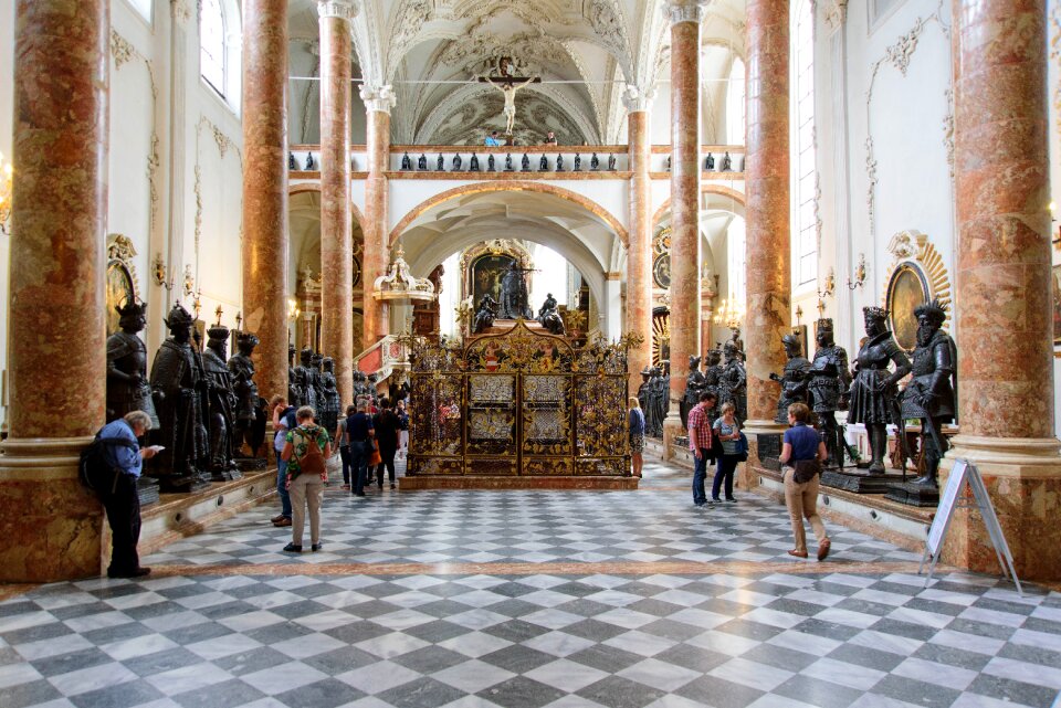 Innsbruck tyrol tomb of emperor of maximilian