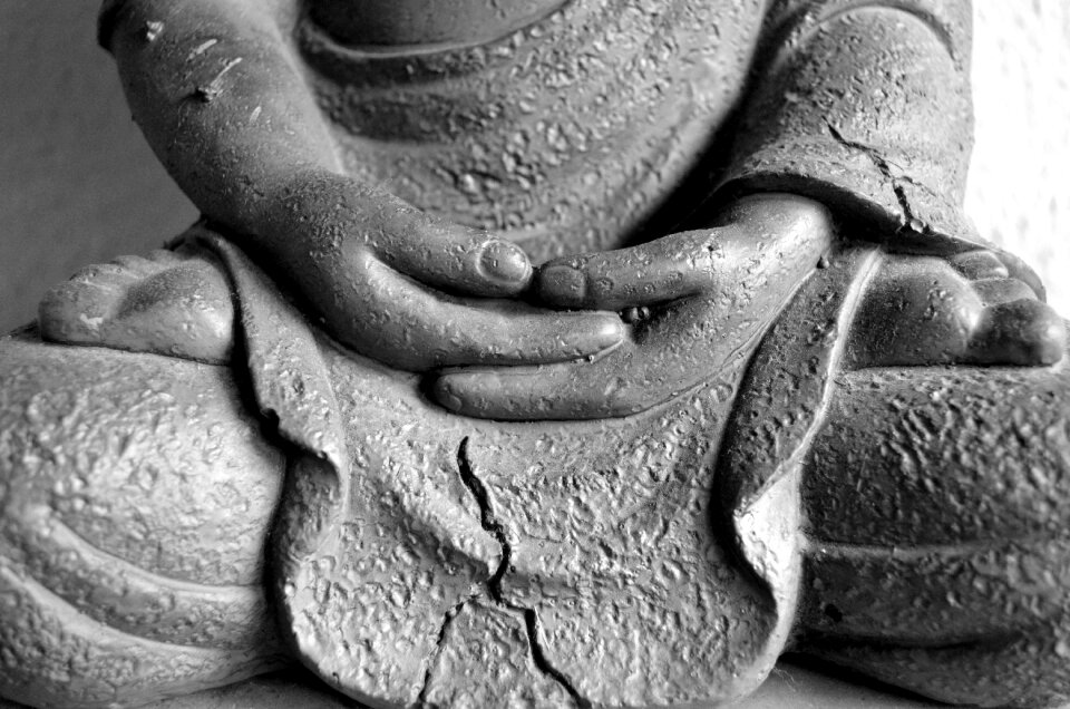 Bust sculpture buddhism
