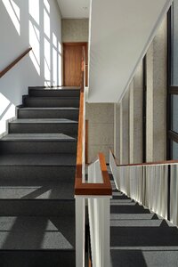 Indoor office stairs
