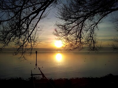 Lake constance sun sunset