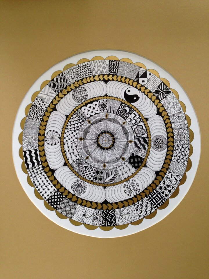 Art drawing mandala